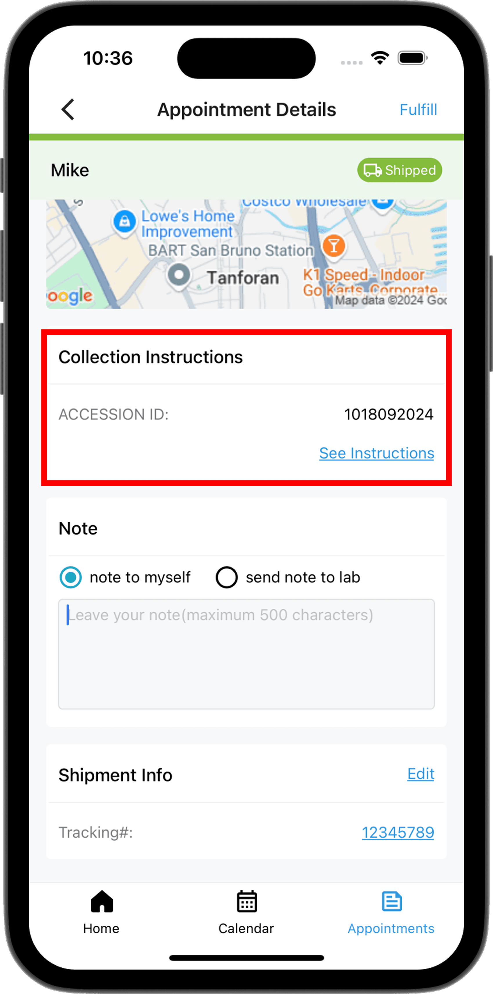 Accession ID & instructions